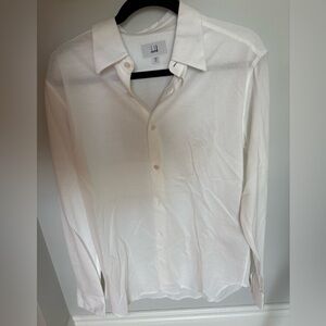 Dunhill White Button Down‎ Shirt